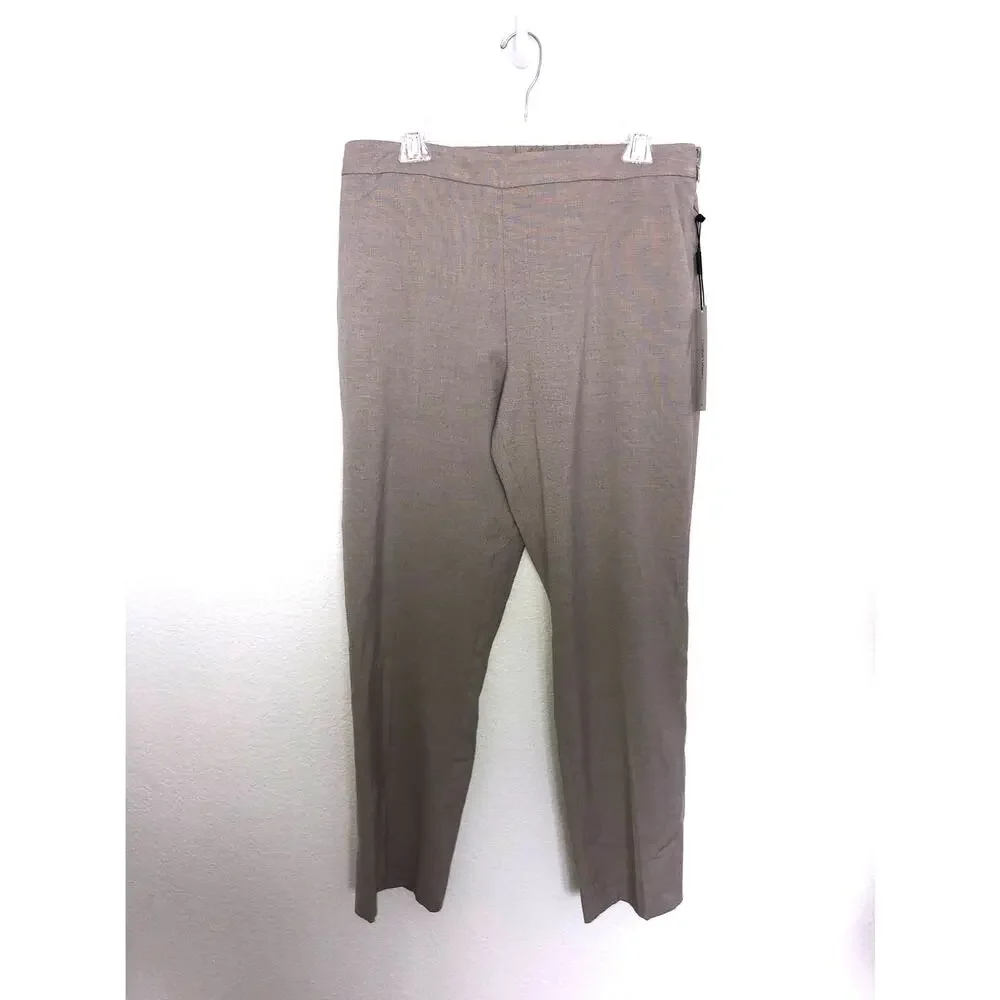 Calvin Klein Mid-Rise Elastic Back Dress Pant - 14